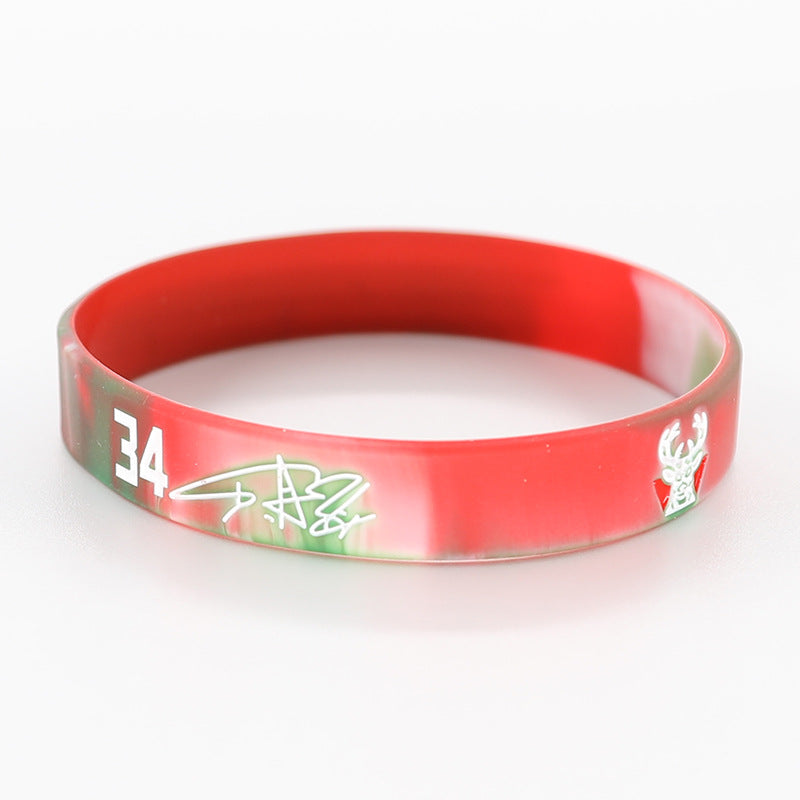 Star Black Mamba James Curry Letter Bracelet