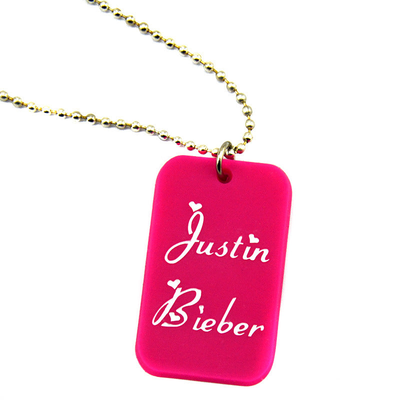 Silicone Fashion Music Hand Strap Trendy Hip Hop Bracelet