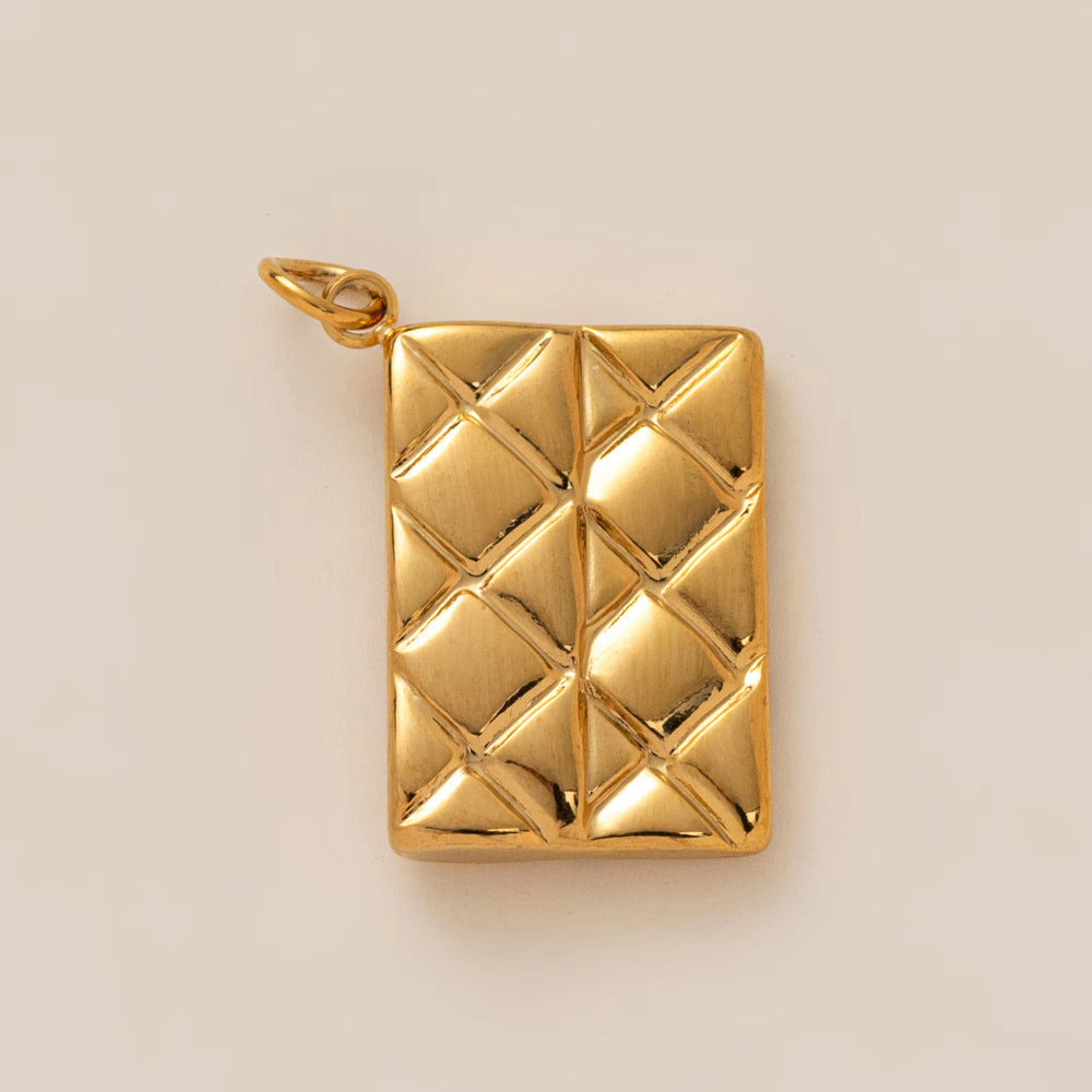 Key Tape Parts Furnace Vacuum Plating Gold Pendants