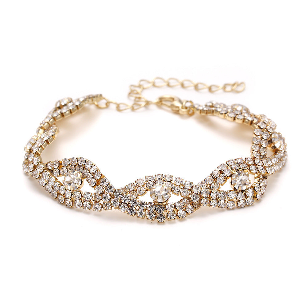 Fashion Claw Chain Zircon Elegant Design High Sense Necklace