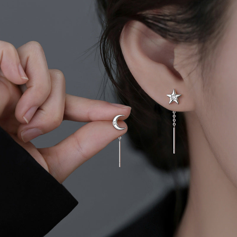 Star Moon Female Light Luxury Minority Design High-grade Rings