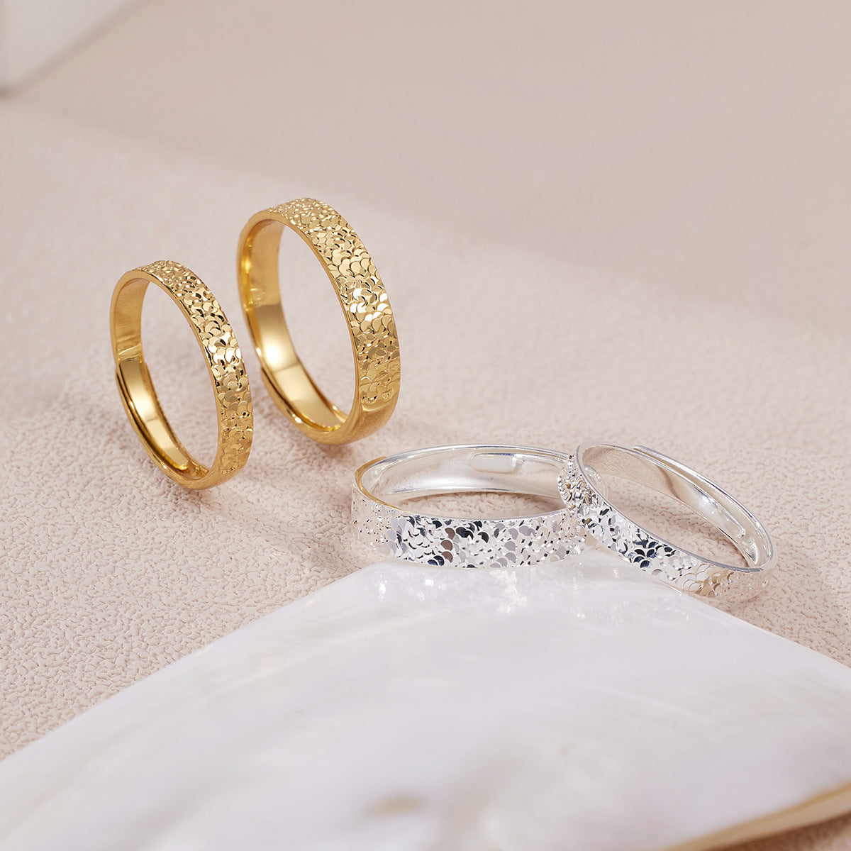 Pure Sier Mush Ice Female Affordable Luxury Fashion Ring