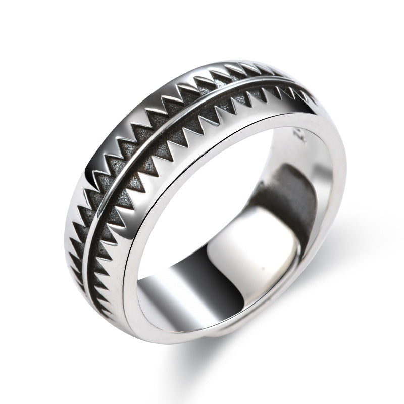 Men's Trendy Hip Hop Retro Hipster Punk Opening Ring