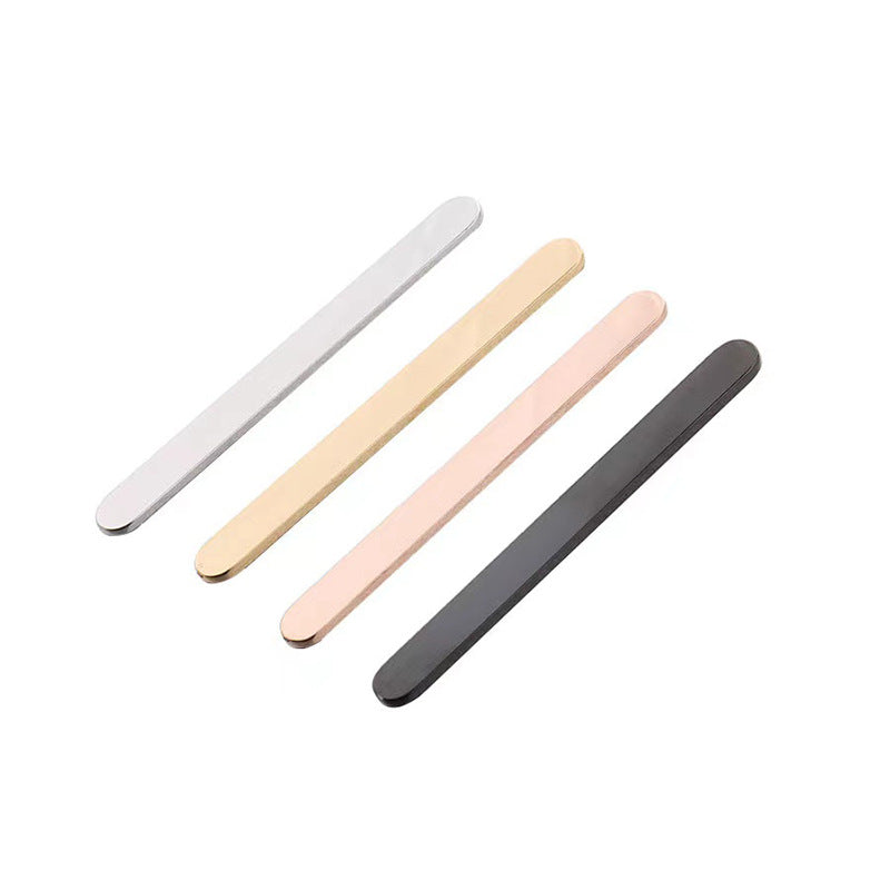 Stylish Pretty Trendy Mirror Glossy Strip Ring