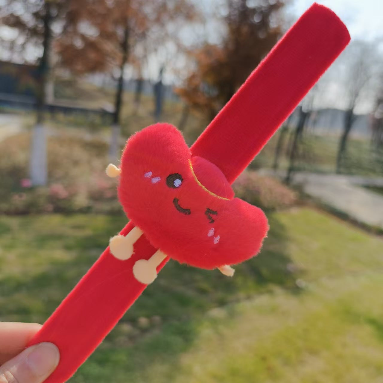 Children's Plush Holiday Gifts Present Wrist Strap Bracelet