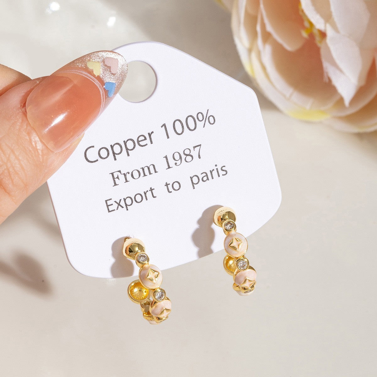 Women's Festive Classic Elegant Wild Fashion Temperament Drip Glazed Rings