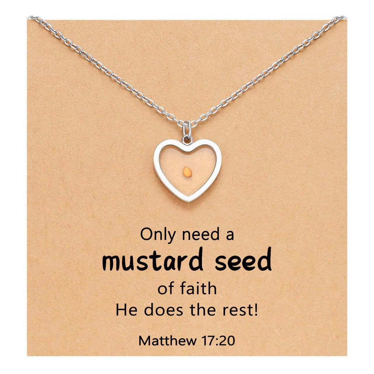 Women's & Men's Cabbage Seed Oval Stainless Steel Couple Necklaces