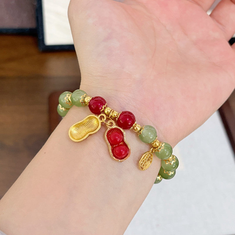 Women's Peanut Good-looking Girlfriends Ancient Style Niche Bracelet