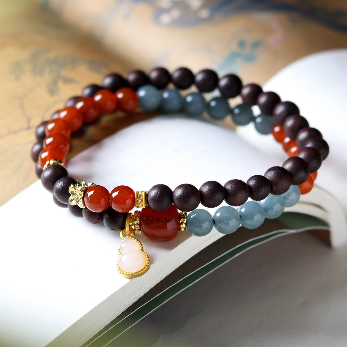 Sen Southern Red Agate Bodhi Tibet Bracelets