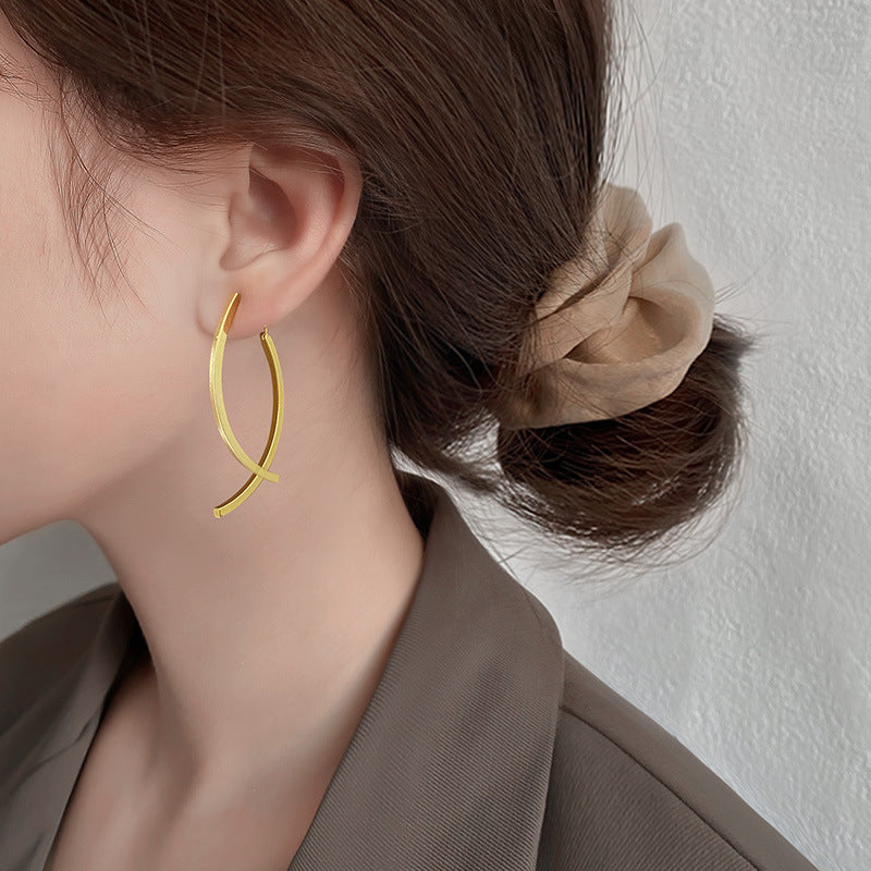 Unique Fashionable Temperament Niche Personality Design Earrings