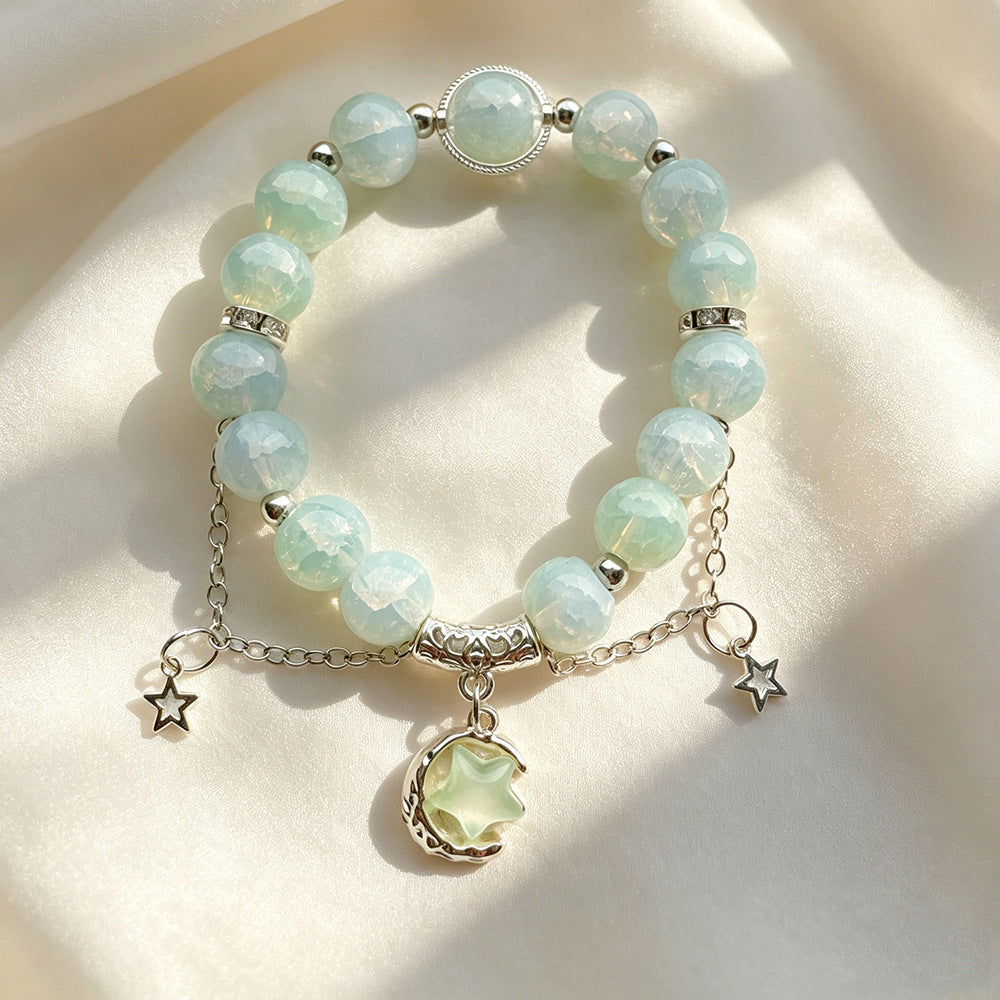 Summer Glaze Female Color Dopamine Temperamental White Bracelets
