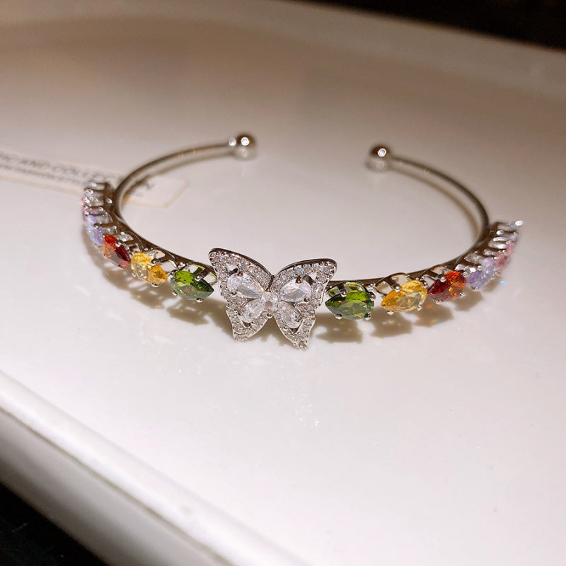 Women's Oval Leaf Small Fresh Gentle Temperament Light Luxury High Sense Bracelet