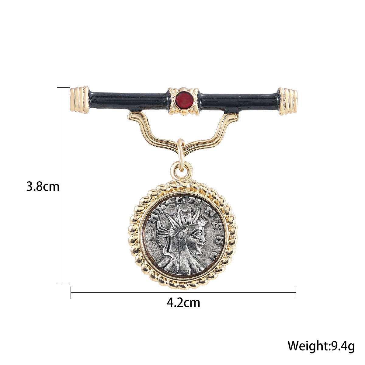 Men's Personalized Retro Animal Brooch Diamond Cartoon Lion Brooches