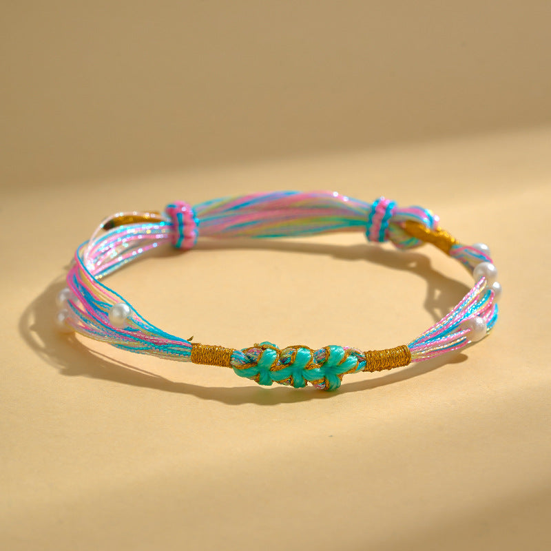 Children's Dragon Boat Festival Colorful Rope Hand-woven Small Bracelets