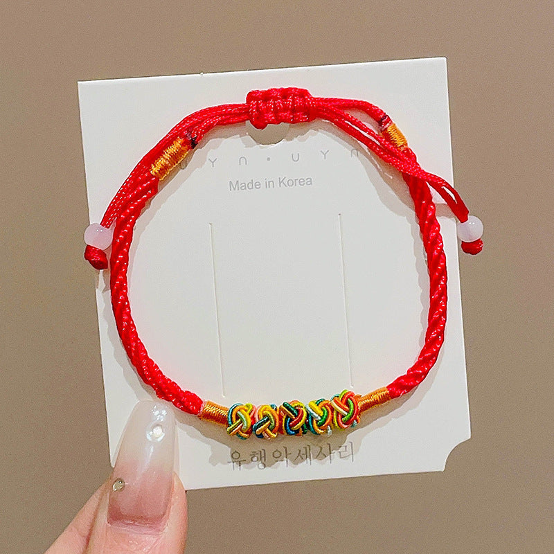 Boat Festival Carrying Strap Colorful Rope Wind Hand-woven Bracelet