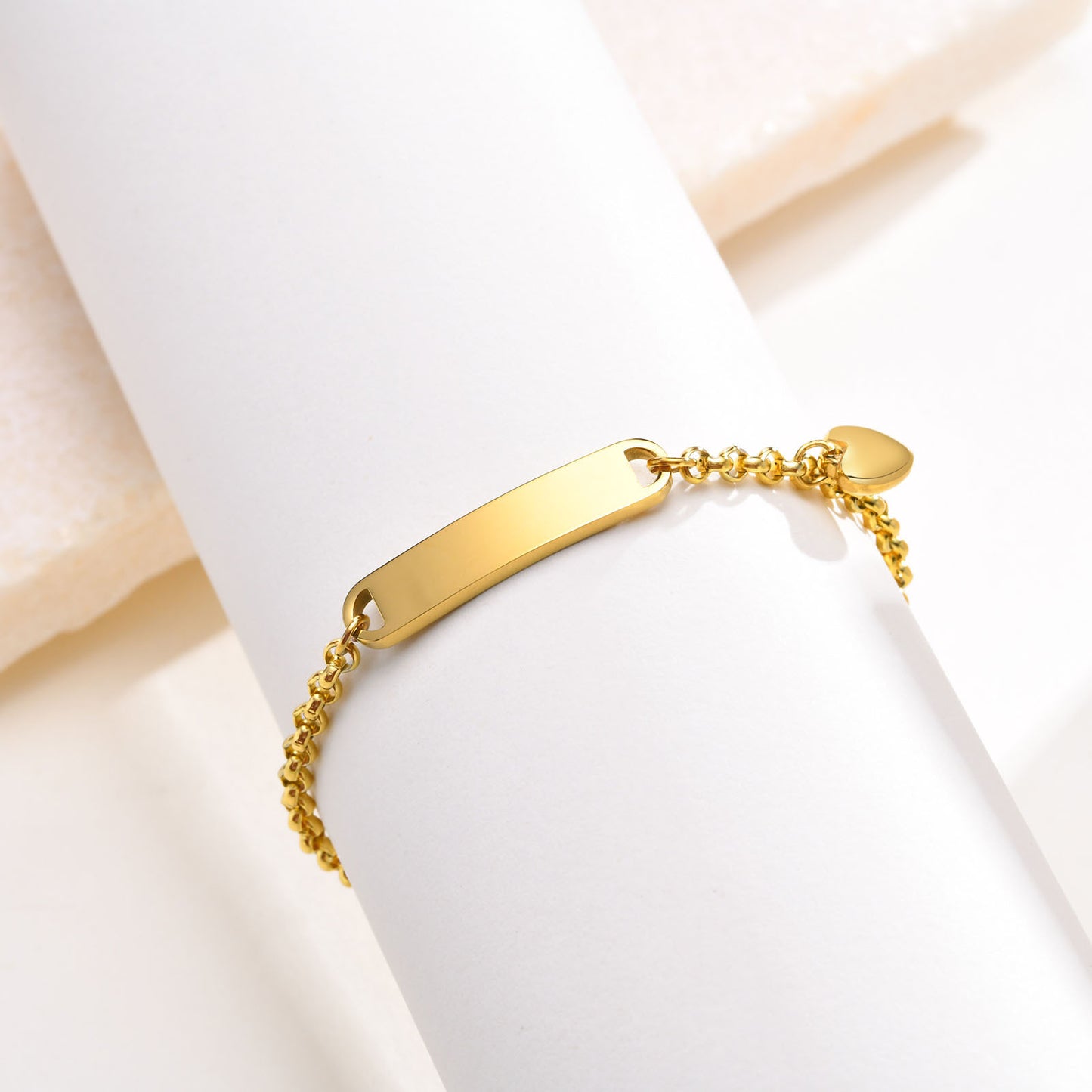 Women's & Children's Fashion Blank Curved Can Carve Writing Bracelets