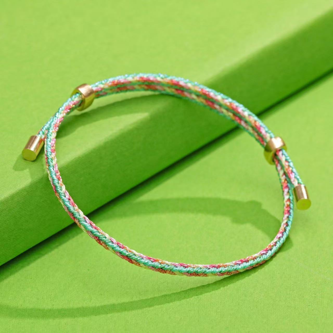 Festival Colorful Rope Carrying Strap Cartoon Small Bracelet