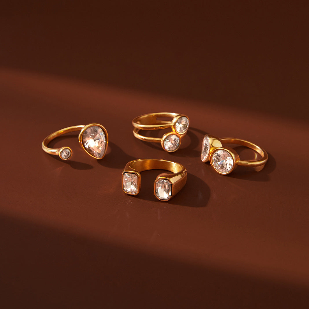 Titanium Steel No Fading Niche High Ring