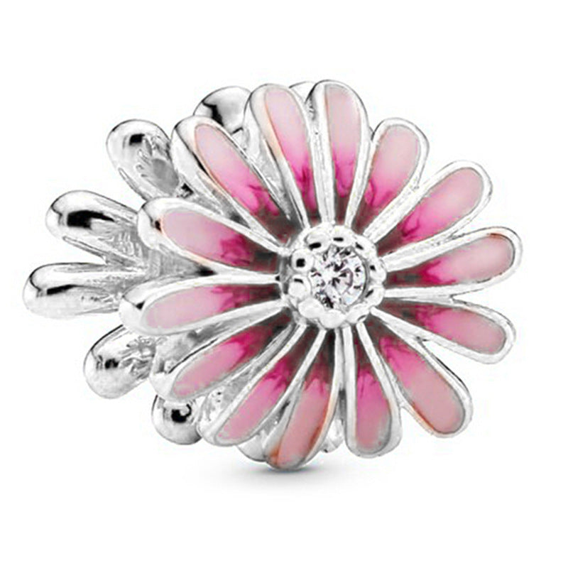 Innovative Stylish Pink Beaded Daisy Fashion Jewelry Accessories