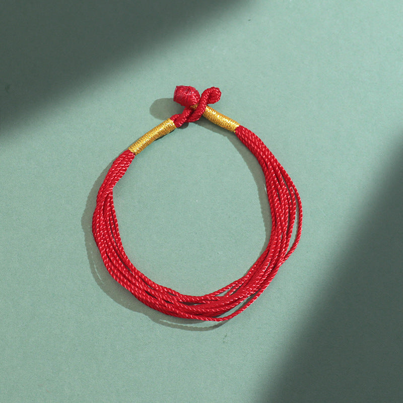 Festival Colorful Rope Carrying Strap Handmade Woven Bracelet