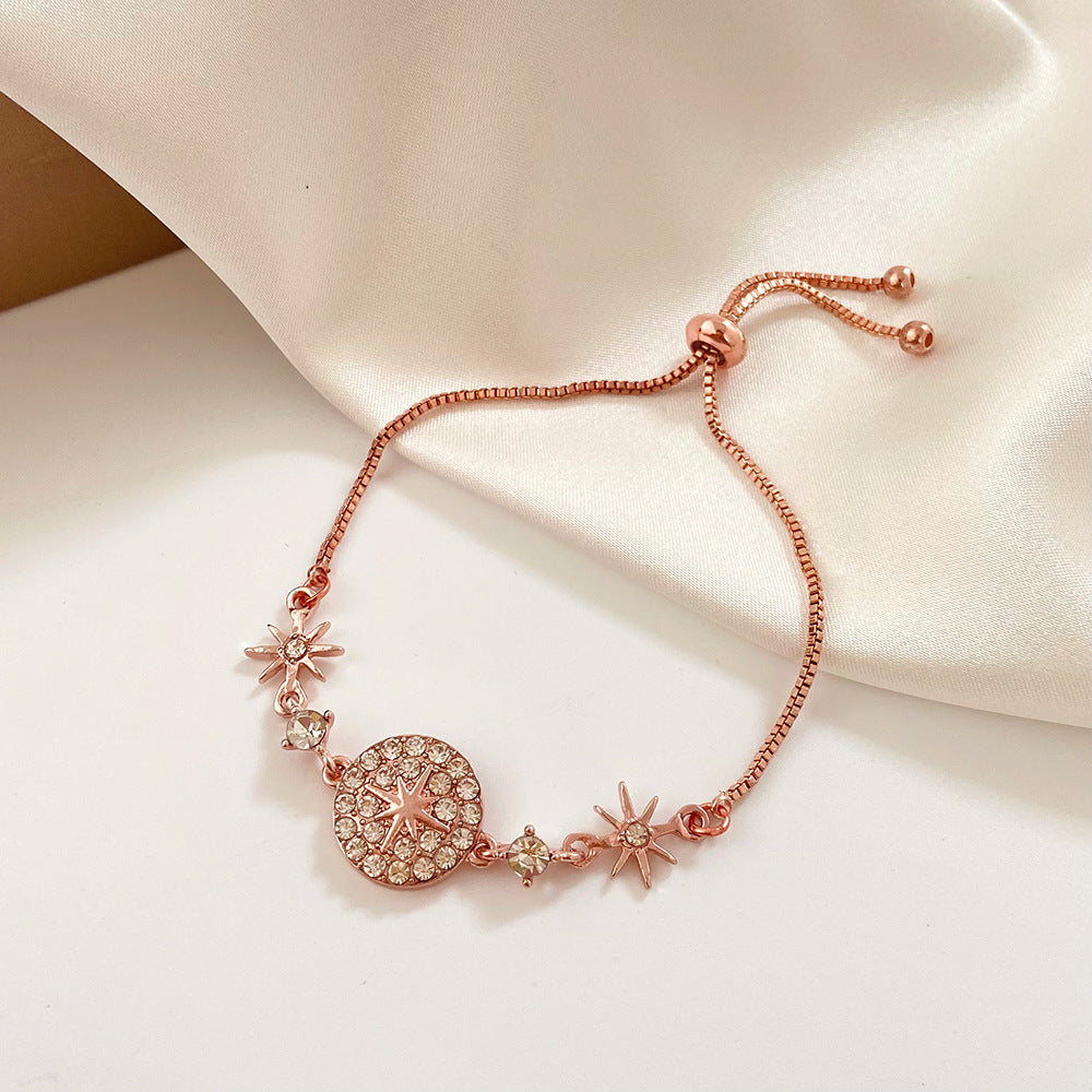 Women's Diamond Heart Retro Fashion Pearl Girlfriend Bracelets