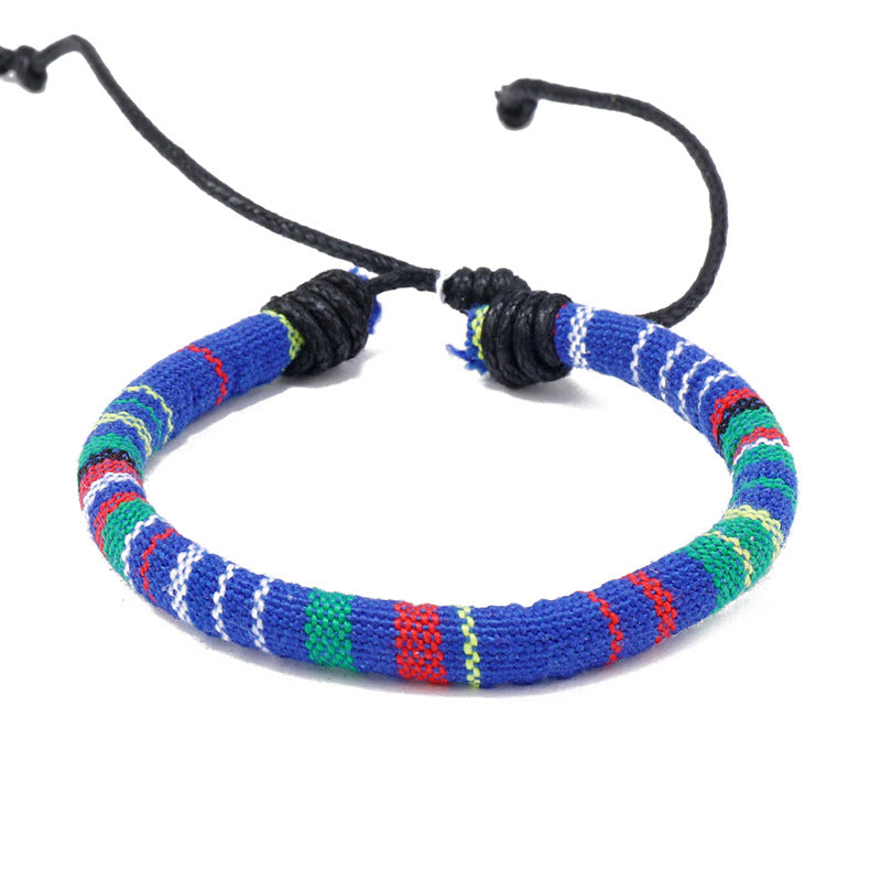 Women's Ethnic Style Woven Simple Nepal Color Bracelets