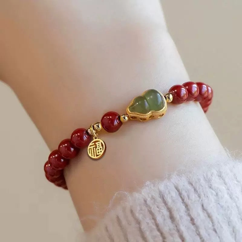 Day To Give Mom Chinese Good-looking Exquisite National Style White Bracelet