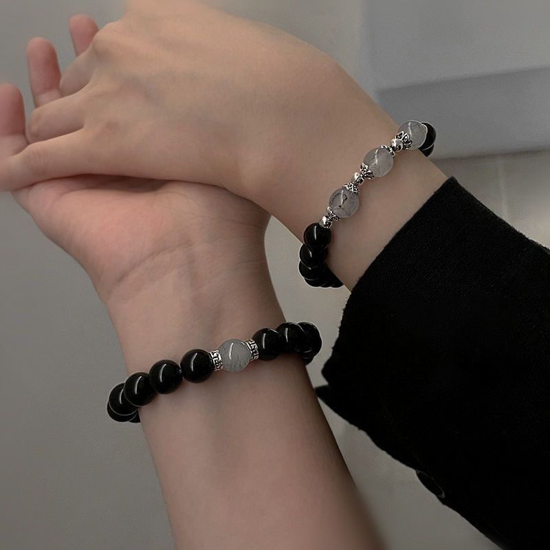For Couple Retro Style Bead Design Simple Girlfriends Bracelet