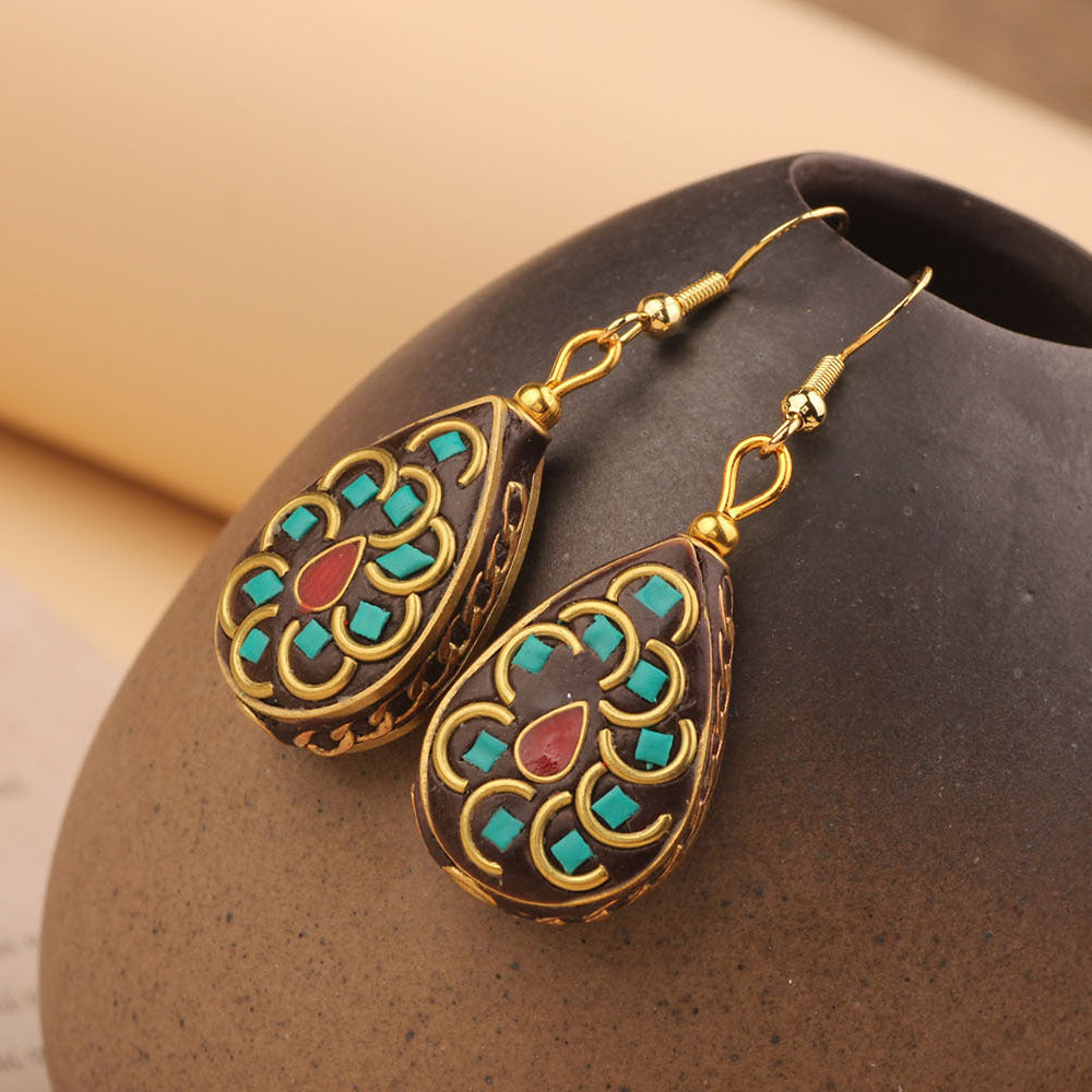 New Attractive Vintage Nepal Simple Design Earrings