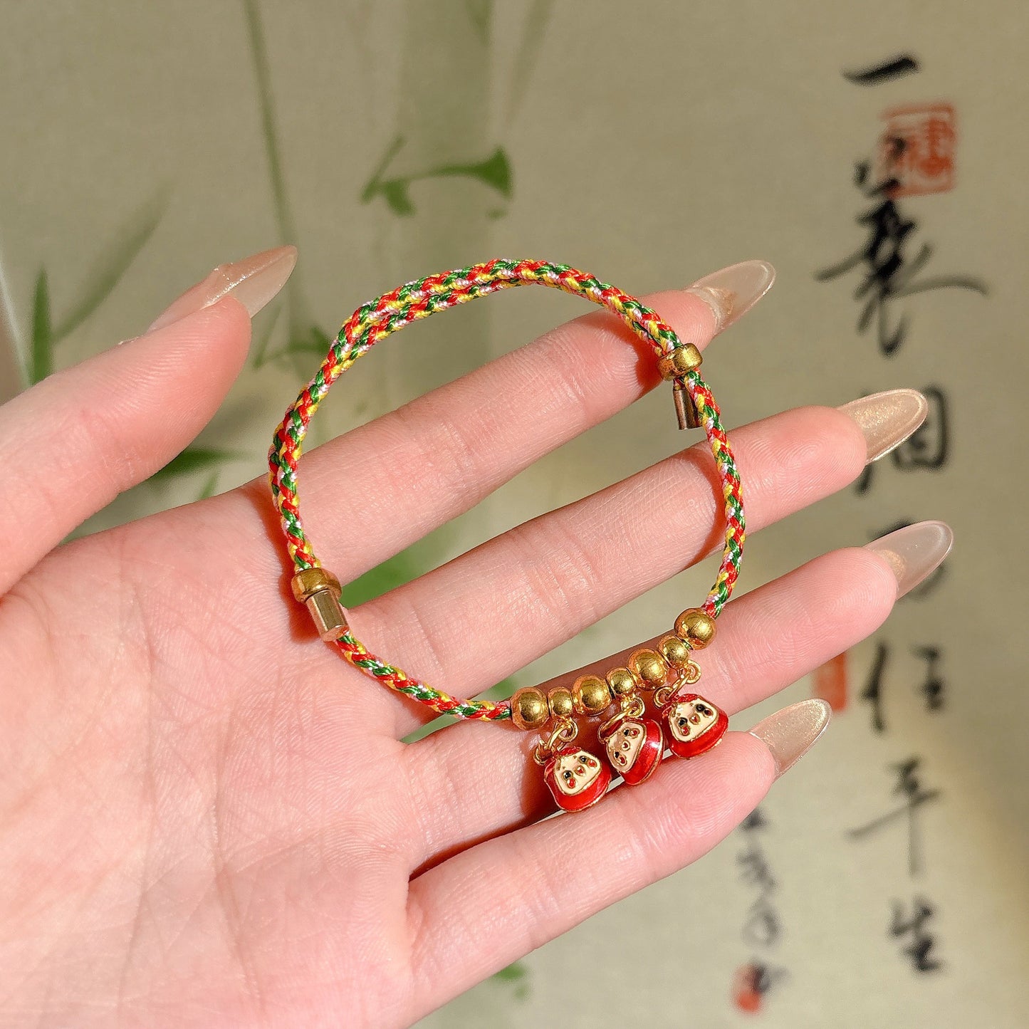 Boat Festival Carrying Strap Colorful Rope Wind Hand-woven Bracelet