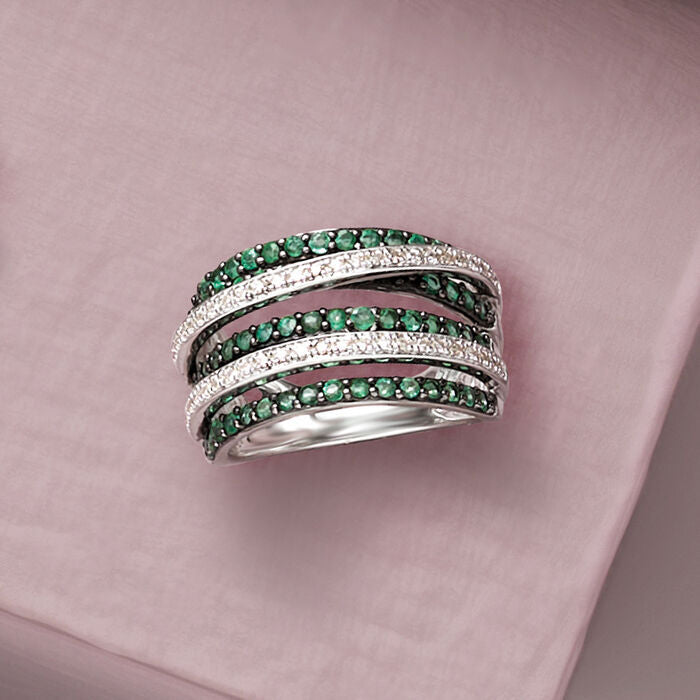 Creative Popular Innovative Attractive Mosaic Interwoven Rings