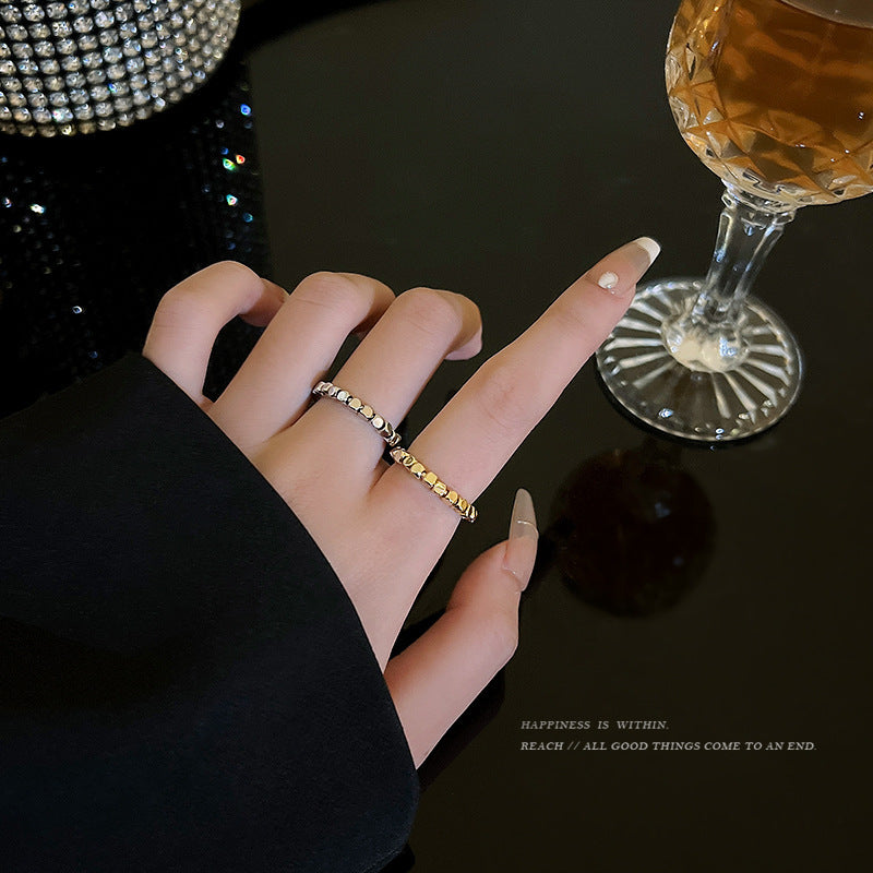 Women's Hip Hop Style Graceful Personality Open Rings