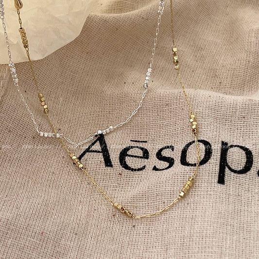 Women's Small Pieces Of Sier Niche Clavicle Chain Necklaces