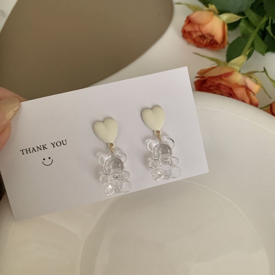 Cartoon Female Fashion Design Korean Style Earrings