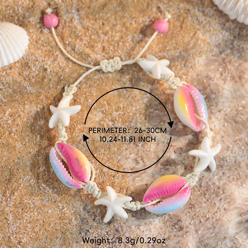 Holiday Ocean Style Cartoon Shell Design Starfish Necklaces