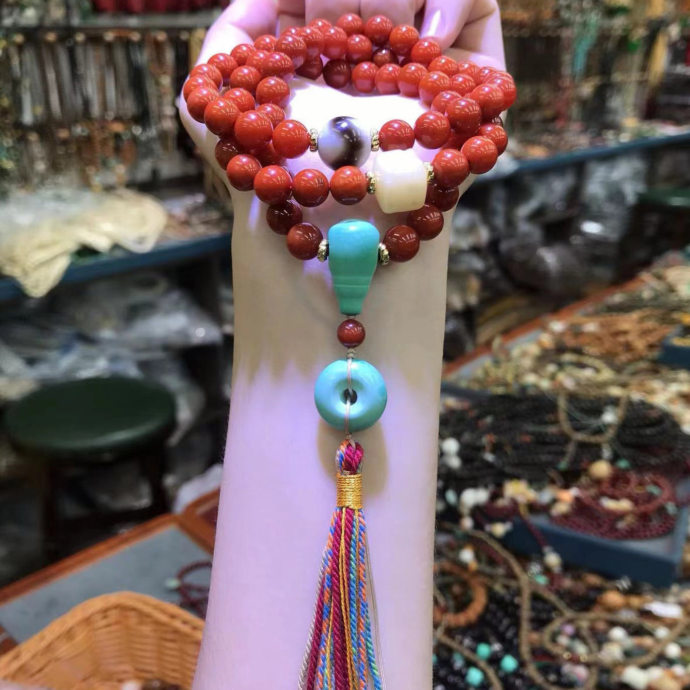 Sen Southern Red Agate Bodhi Tibet Bracelets