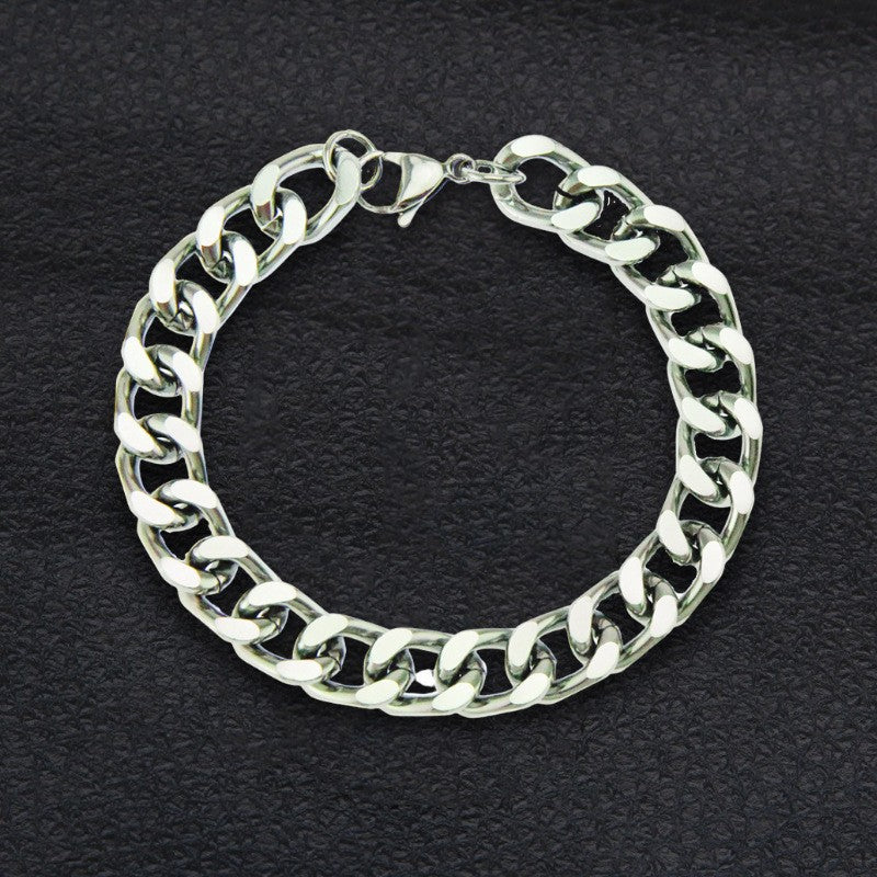 Men's Cool Hip Hop With Diamond Chain Cuban Link Necklace