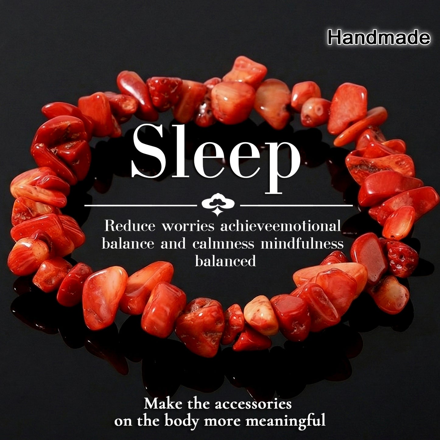 Multicolor Natural Stone Irregular Design Daily Bracelet