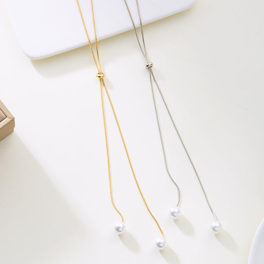 Adjustable Design Sense Niche Simple Clavicle Necklace