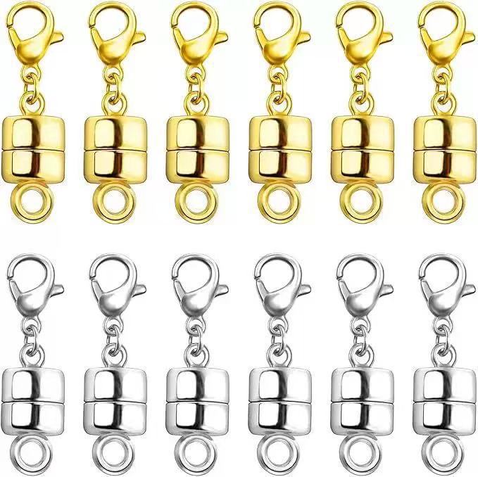 Simple Alloy Cylindrical Ball Magnetic Buckle Bracelets
