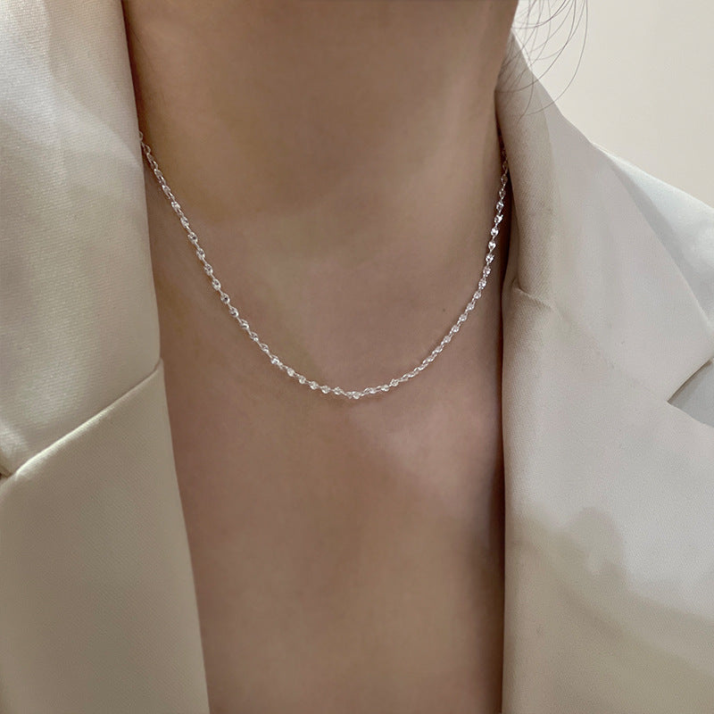 Women's Golden Bean Clavicle Chain Light Luxury Necklaces