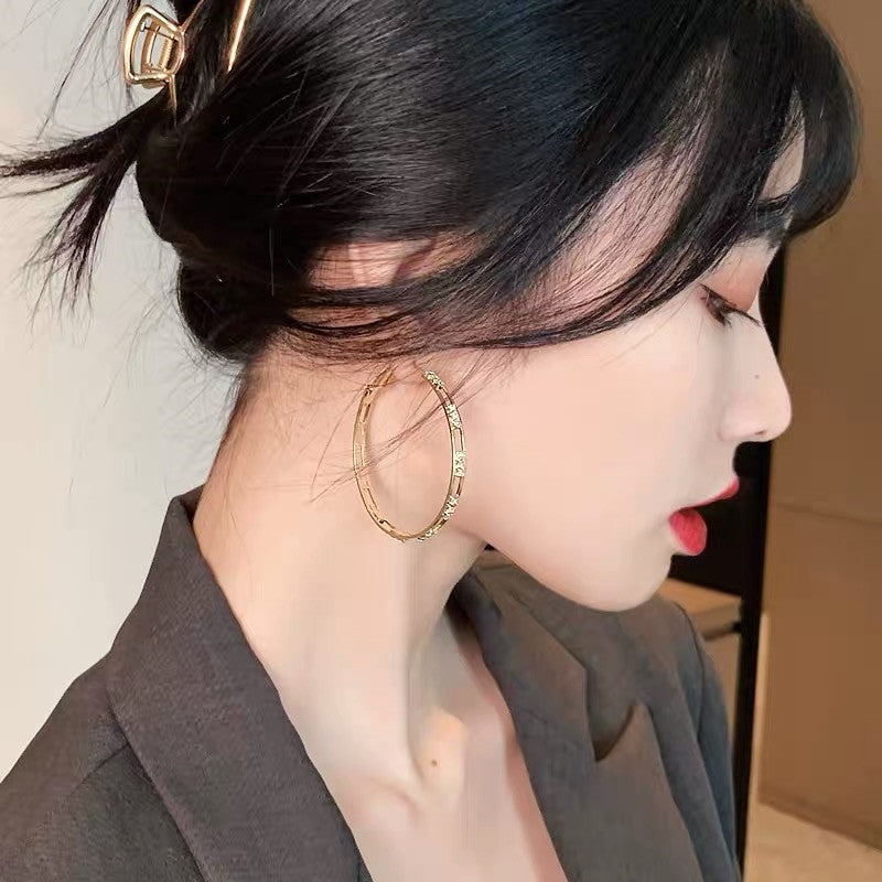 Design Sense Female Geometric Ear Fashion Earrings