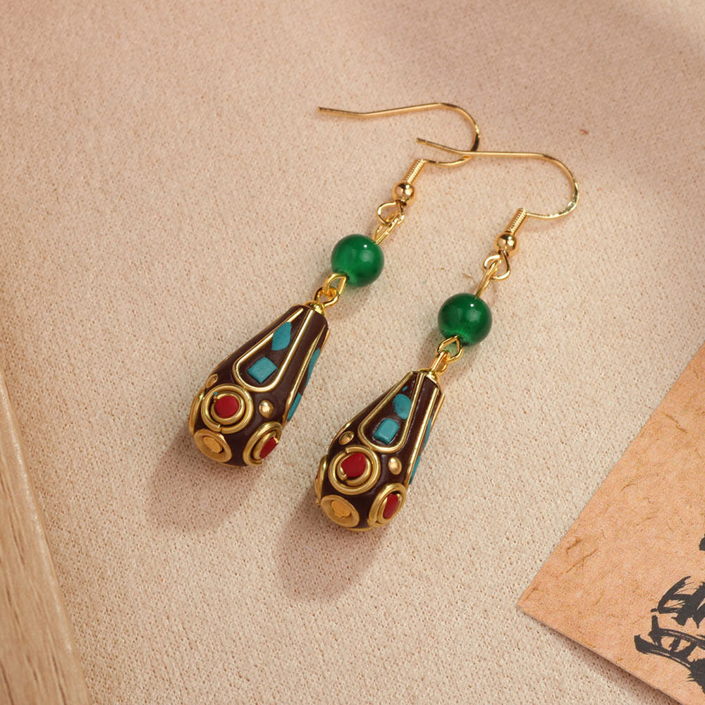 New Attractive Vintage Nepal Simple Design Earrings