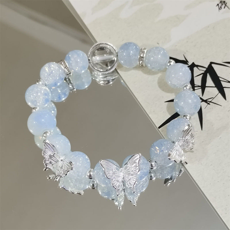 Cherry Blossom Glaze Female Design High Sense Bracelet
