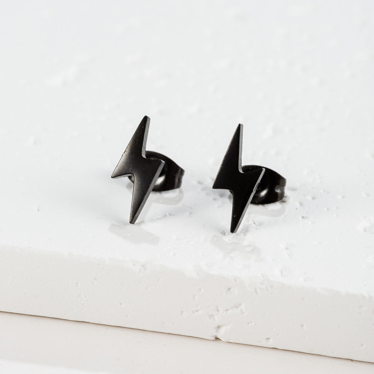 Women's Fashion Stainless Steel Personality Simple Style Bowknot Stud Earrings