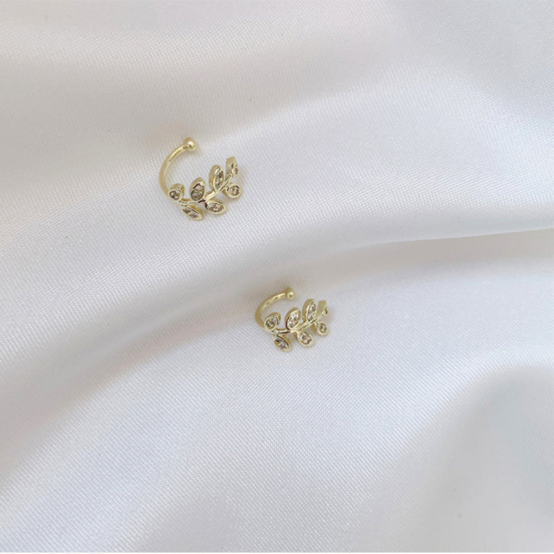 Leaves Ear Clip Adjustable Super Mori Earrings