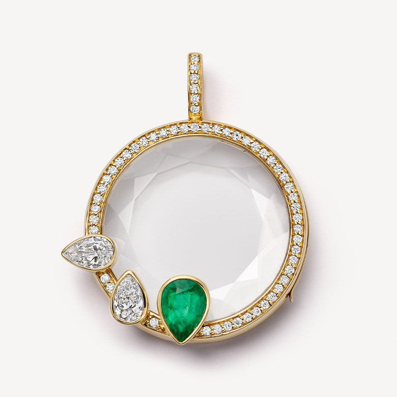 Personality Box Items Can Be Opened Closed Hollow Design Transparent Pendants