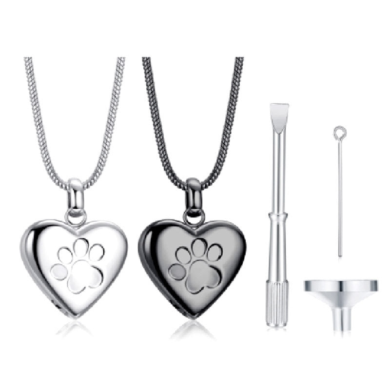 Bottle Ashes Heart-shaped Cross Pet Animal Pendants