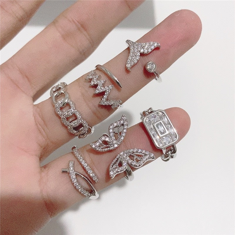 Women's Fashionable Exquisite Light Luxury Open Mouth Ring