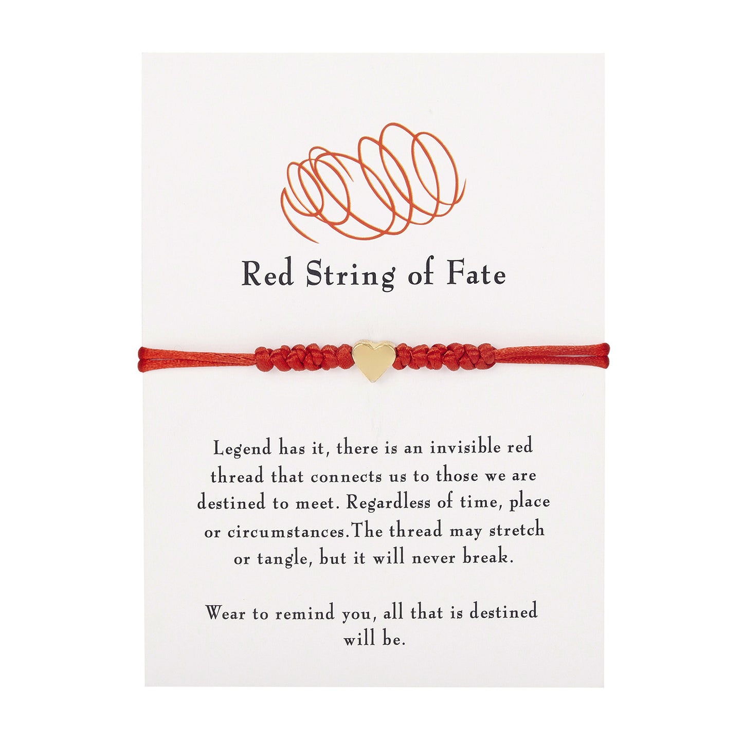 And Red Knot Rope Lucky Friendship Bracelets